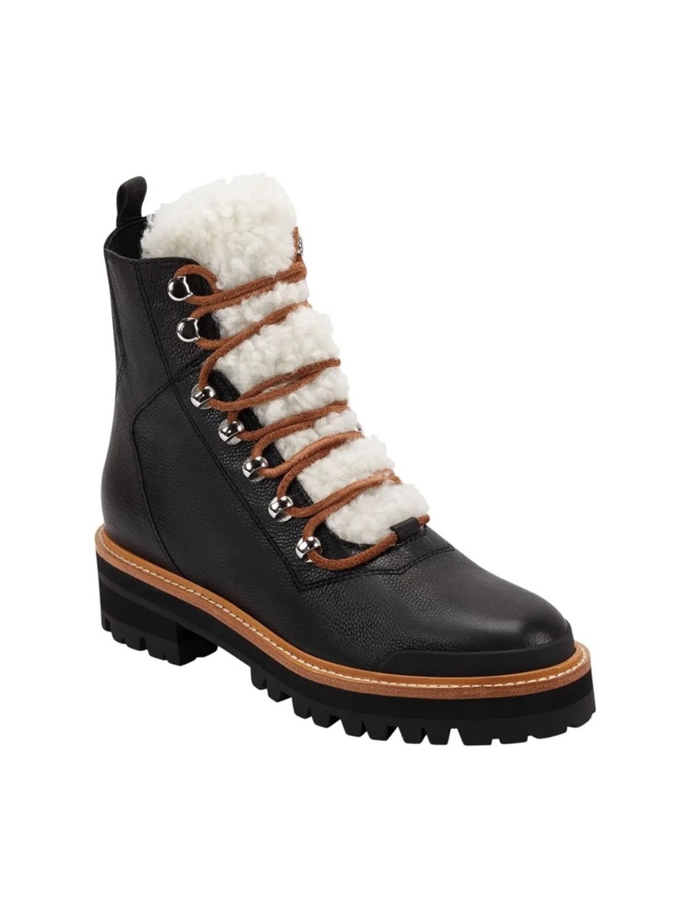 Marc Fisher Izzie Black Leather Boots